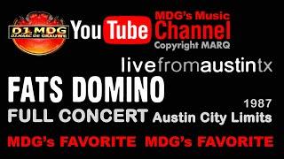 FATS DOMINO - AUSTIN CITY LIMITS Full Concert (1987)