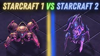 SC1 vs SC2 Mirror Matchup! Modded StarCraft 2 Cast: Old vs New!