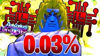 Getting The *New* 0.03% DIO OVERHEAVEN In The Anime Last Stand Jojo Update!