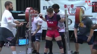 Taylor Atwood - 722.5kg 2nd Place 74kg - IPF World Classic Powerlifting Championships 2016