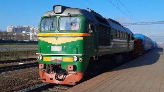 M62 with a technical train at Minsk-Southern (31/10/21)