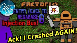 Factorio - Entry Level to Megabase 6: Injection Bus 1 - I Wanna Go to Space Driving School! Tutorial