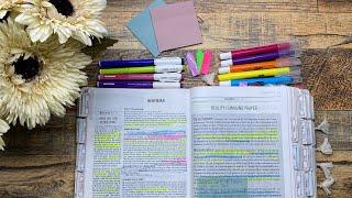 Easy BIBLE STUDY Highlighting, Color-Coding, & Annotating SYSTEM Beginners Friendly