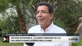 Secteur automobile : Le Maroc surpasse les 13,6 Milliards d’euros générés par la Chine