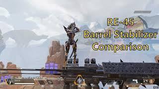 Apex Legends | Barrel Stabilizer comparison for the RE-45 AUTO