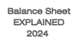 Balance Sheet Explained & Simplified | Accounting Solution SA