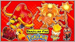 FIRE POKÉMON for a BRAZILIAN REGION! The Zonhe Region!
