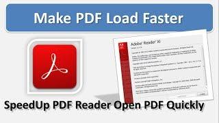 Speed Up Adobe Acrobat Reader loading | Best Solution For Adobe Reader