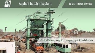 Asphalt batch mix plant for sale