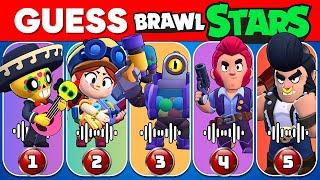 Guess The Brawler by Voice and Unlock Sound | Part 1 | Brawl Stars Quiz | GlamQuiz