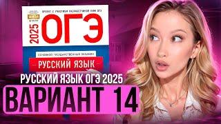 Разбор ОГЭ по русскому 2025 | Вариант 14 | Дощинский Цыбулько | Cборник ОГЭ ФИПИ