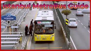   Istanbul Metrobus Guide - 24 Hour Travel, Map explanation