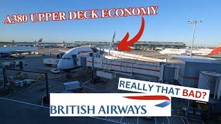 British Airways Economy Class in 2024 | Upper Deck on the A380 from London Heathrow to Miami