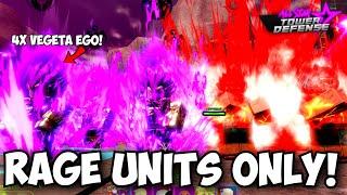 Vegeta Ego 7 Star ARMY & Best Rage Units ONLY vs Infinite Mode! | ASTD Challenge