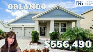 Lennar Homes I Storey Park in Orlando, Florida I Bourne II Model