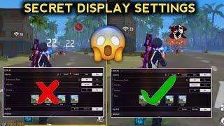 99% Player Yehi Galti Karte Hain ! Best Display Settings for free fire after update|