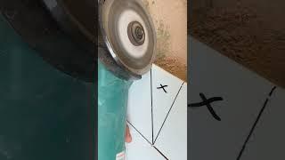 How to Cut Tiles for Corner Walls  | Easy & Precise Tiling Guide  #TilingHack #TileCuttingTips