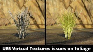 How to Fix Sampler Type Requeires Non Virtual Texture (Megascans)