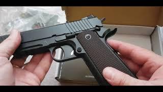 Обзор пневматического пистолета KWC M45 (COLT)