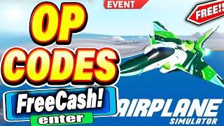 ALL *NEW* SECRET OP CODES In Roblox Airplane Simulator Codes! (2024)