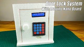 How to Make a Secure Arduino-Based Door Lock with Keypad and LCD Display