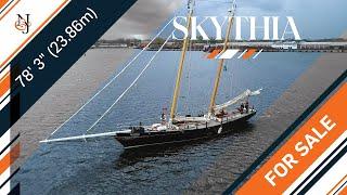 S/Y SKYTHIA for Sale | 78' (23.86m) Nautica Schooner Sailing Yacht for Sale | N&J Yacht Tour