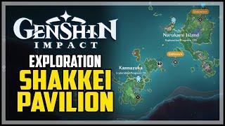 Shakkei Pavilion Genshin Impact