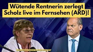 Wütende Rentnerin stellt Scholz zur Rede: 'Ihr lasst uns leiden!' – LIVE vor laufender Kamera