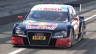 Audi A4 DTM R14 Plus ex Mattias Ekström | 4.0-Litre V8 Engine Sound at Monza Circuit!