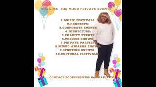 Book Artist Miss.G for Your Private Events
