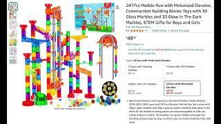 First Impressions- NEW Meland 247 Pieces Motorized Elevator Marble Run