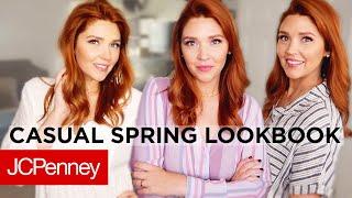 Casual Spring Lookbook with This Gathered Nest | JCPenney