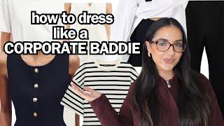 WORK OUTFIT IDEAS 2024 | WHAT TO WEAR TO WORK | HOW TO DRESS LIKE A CORPORATE BADDIE | OFFICE TRENDS