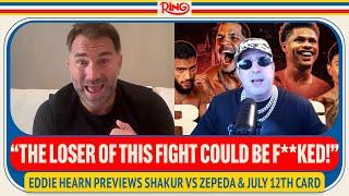Eddie Hearn Previews July 12th Card w/ Ring's Rick Reeno, Predicts Shakur STOPPAGE Vs. Zepeda