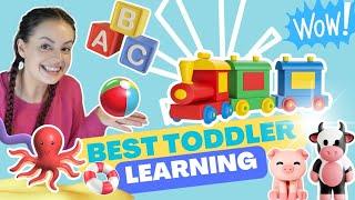 Best Toddler Learning - Miss Katie's Compilation - Toddler Learning Video + Nursery Rhymes - Speech