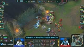 SSG vs C9 - Crown 1v3's | World Championship 2016 - Quarterfinals