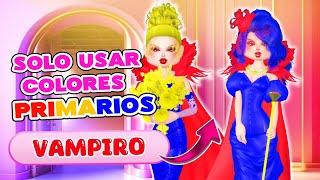 ¡SÓLO PODEMOS USAR 3 COLORES! *COLORES PRIMARIOS* EN DRESS TO IMPRESS ​ // Roblox