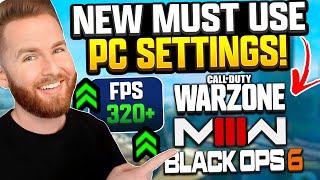 HUGE UPDATES! New Best PC Settings For Warzone, MW3, & BO6 [Graphics, Windows, NVIDIA]