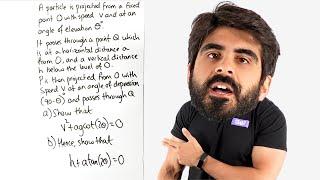 BRUV...(2D Projectile Motion) | A Level Maths | Paper 3