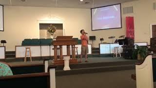 Cole Reynolds singing Overcomer(Mandisa) Great Job!