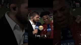 bro just dropped the chilliest line! #ishowspeed #khabib #micdrop #moments #shorts