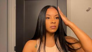 How To: Natural Looking Middle Part Quick Weave (DETAILED) + How To Keep Your Natural Hair HEALTHY