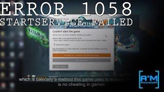 Fixing Paladins StartService Failed Error 1058