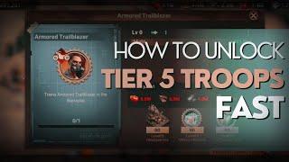 How to Unlock T5 troops in Doomsday Last Survivors