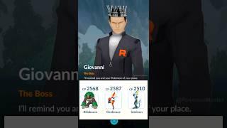 GALAR STARTERS vs Boss GIOVANNI in Pokemon GO.