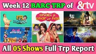 And Tv Barc Trp Report of Week 12 : All 05 Shows Full Trp Report