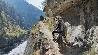 Extreme Enduro Riding on a Cliff Edge Trail | A Test of Throttle Control & Balance