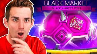 I Opened the New BLACK MARKET Drops! *INSANE LUCK* (Rocket League Black Market Drop Opening)