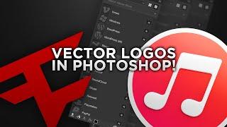 Vector Social Media Logos in Photoshop! | BazDZN