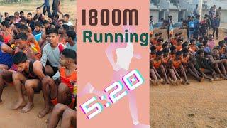 1800M RUNNING | बाघों का रेस।               Tiger defence academy hazaribagh#army #video #viral